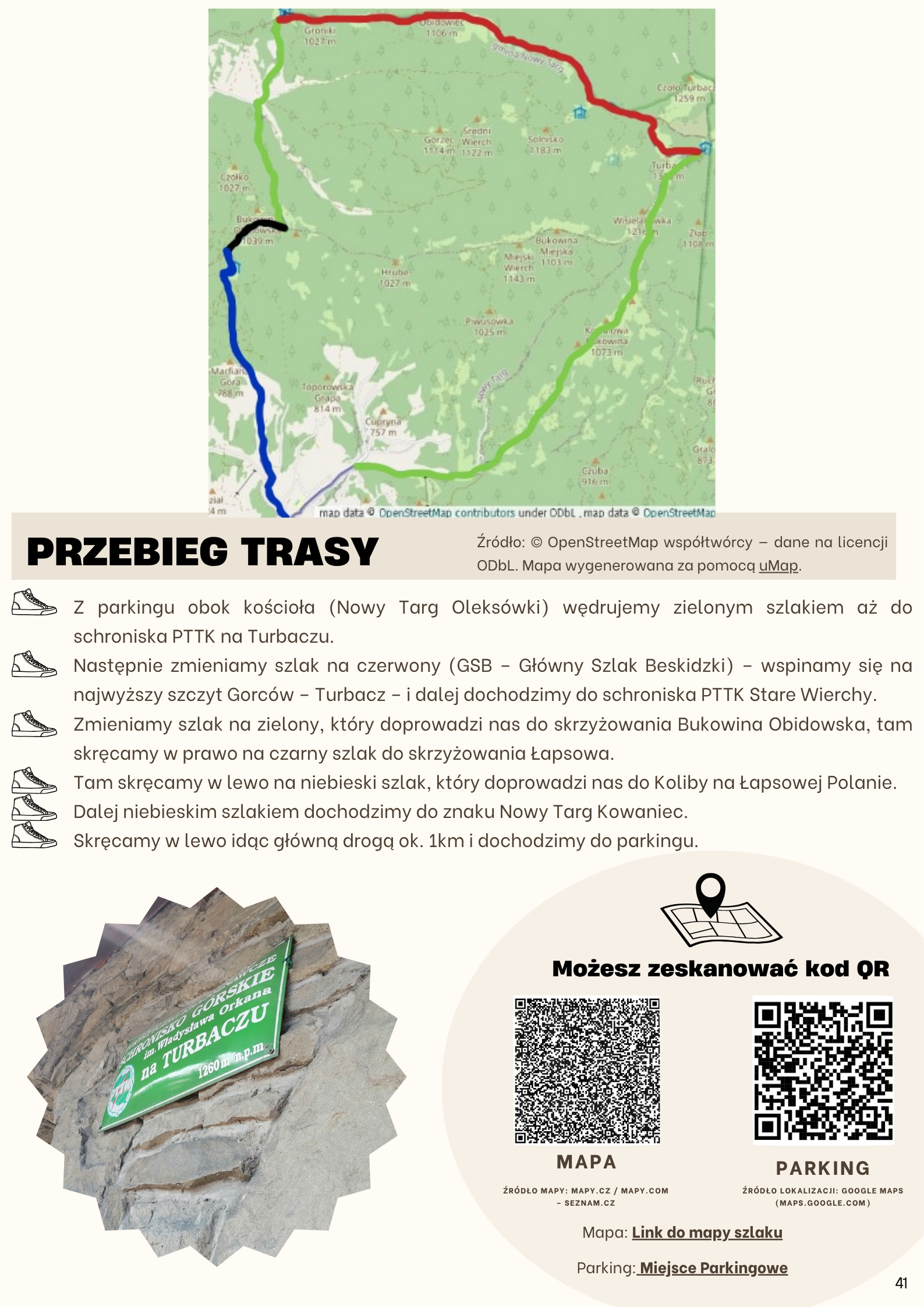 Przykładowa strona e-booka GÓROGOŚĆ – Gorce, Nowy Targ – Oleksówki – Turbacz – strona 2